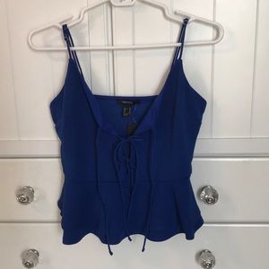 NWT Forever 21 peplum top